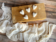 Load image into Gallery viewer, Cream Wrap and Hearts Set - Double Length