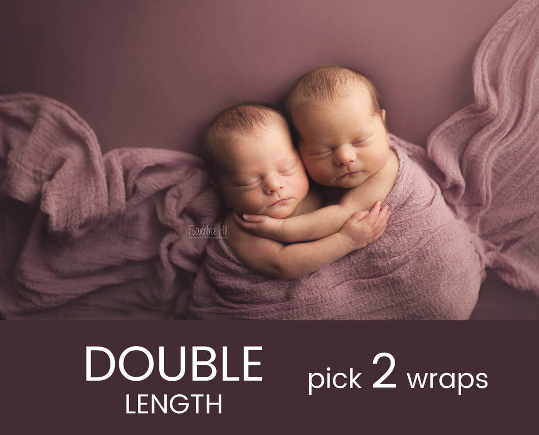 Pick 2 - Double Length Extra Long Wraps