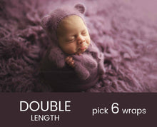 Load image into Gallery viewer, Pick 6 - Double Length Extra Long Wraps
