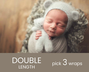 Pick 3 - Double Length Extra Long Wraps