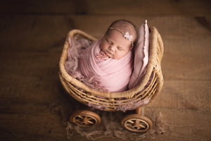 Baby Pink Avery Bonnet Newborn Bonnet