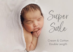 Double Length Cream or Cotton SUPER SALE