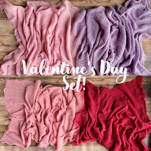 Set of both Valentine's Double Dipped Wraps - Double Length