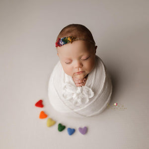 Cotton White- Triple Length Wrap
