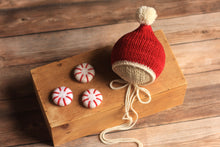 Load image into Gallery viewer, Christmas Pixie Bonnet Set
