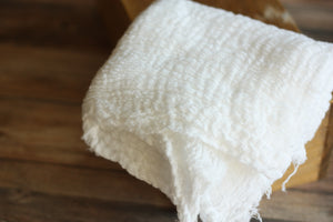 Cotton White- Triple Length Wrap