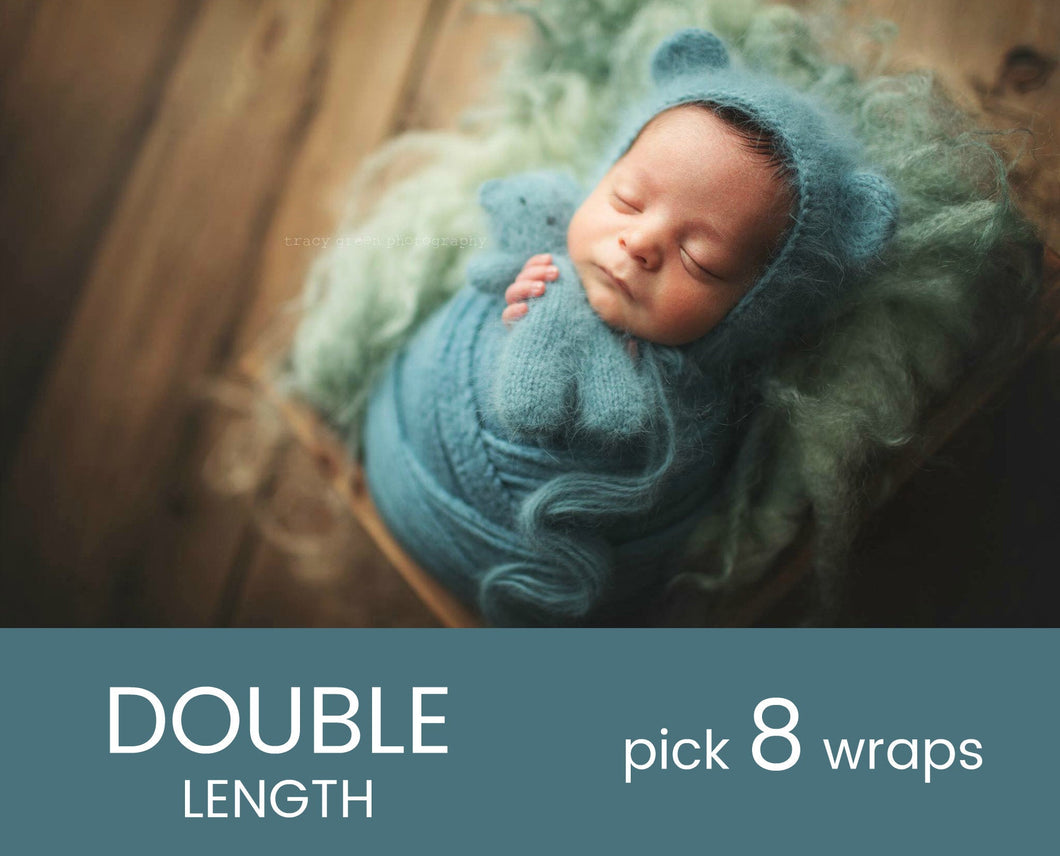 Pick 8 - Double Length Extra Long Wraps