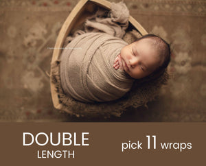 Pick 11 -Double Length Extra Long Wraps